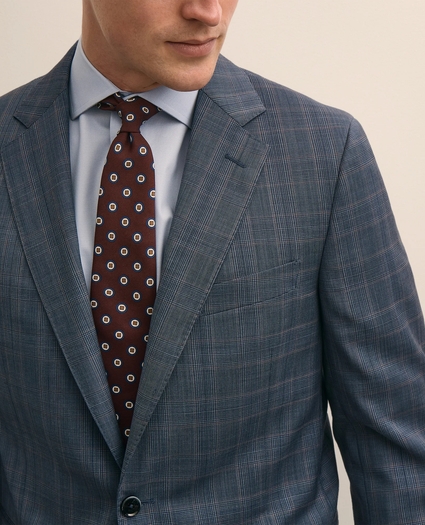 Classic Fit Wool Check 1818 Suit, image 4
