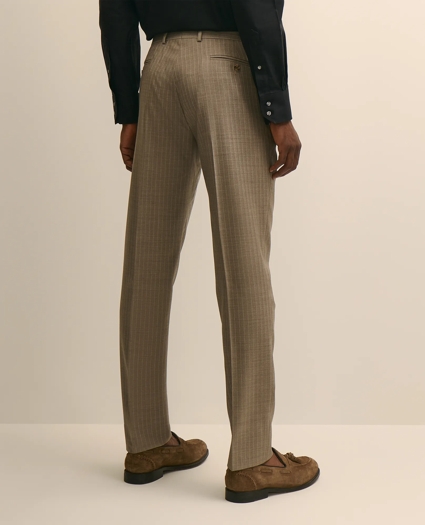 Brooks Brothers Explorer Collection Slim Fit Wool Stripe Suit Pants, image 3