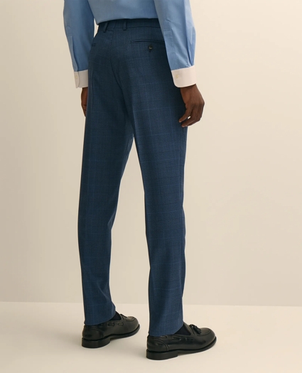 Brooks Brothers Explorer Collection Slim Fit Wool Overcheck Suit Pants, image 3