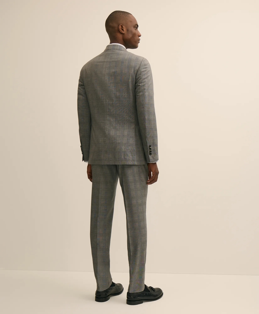 Slim Fit Wool Check 1818 Suit, image 4
