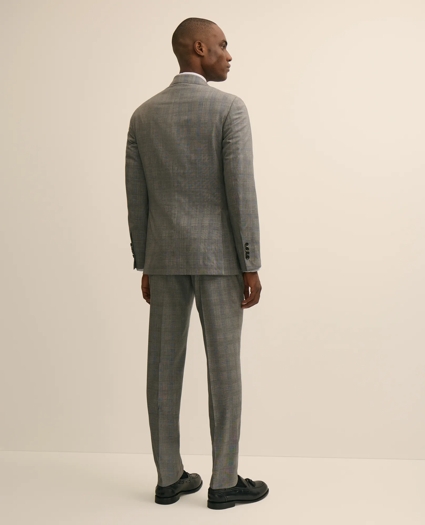 Slim Fit Wool Check 1818 Suit, image 4