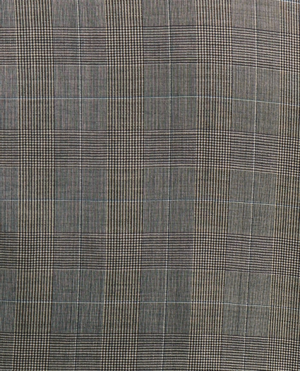 Slim Fit Wool Check 1818 Suit, image 6