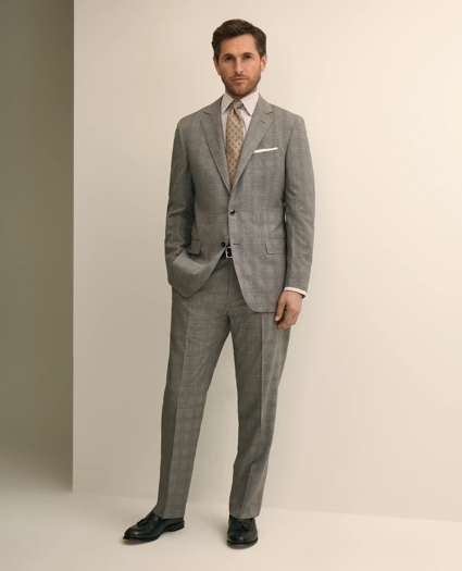 Traditional Fit Wool Check 1818 Suit, image 1