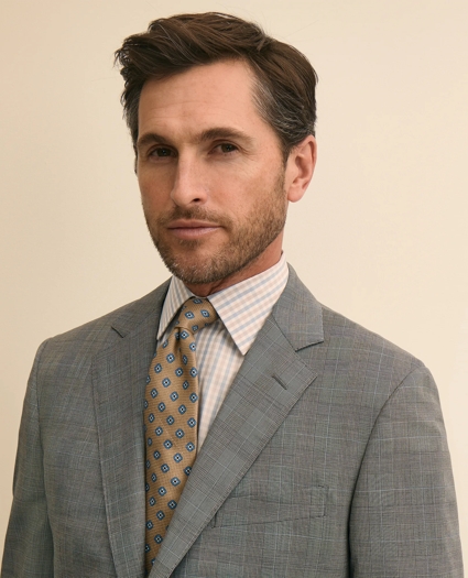 Traditional Fit Wool Check 1818 Suit, image 3