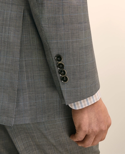 Traditional Fit Wool Check 1818 Suit, image 5