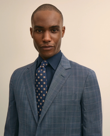 Slim Fit Wool Check 1818 Suit, image 2