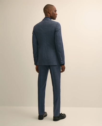 Slim Fit Wool Check 1818 Suit, image 4