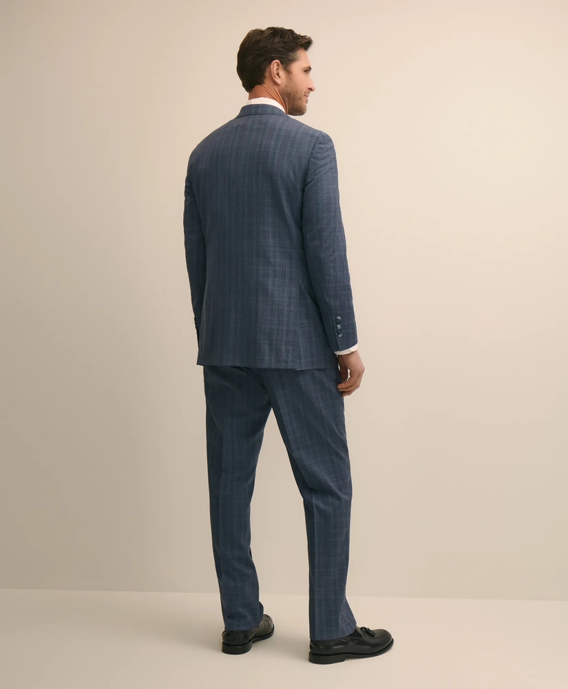 Traditional Fit Wool Check 1818 Suit, image 3