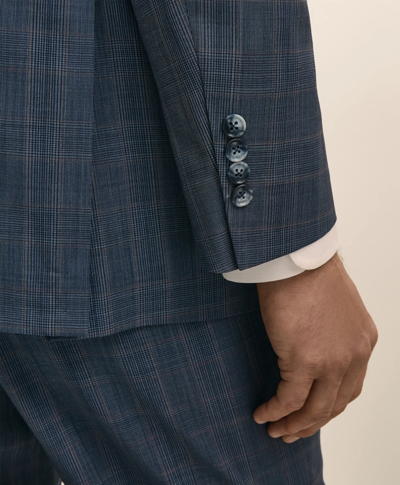 Traditional Fit Wool Check 1818 Suit, image 4