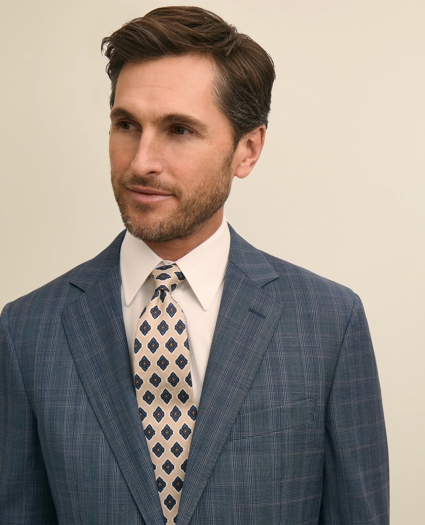 Traditional Fit Wool Check 1818 Suit, image 5