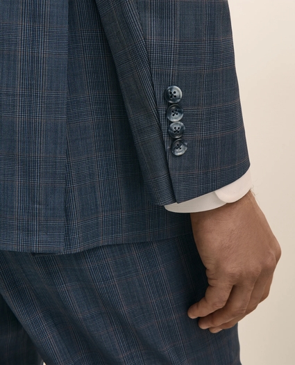 Traditional Fit Wool Check 1818 Suit, image 4