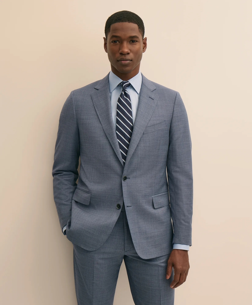 Classic Fit Wool Mini-Houndstooth 1818 Suit, image 3
