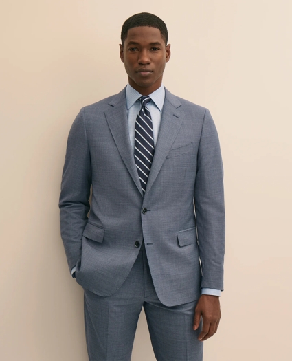 Classic Fit Wool Mini-Houndstooth 1818 Suit, image 3