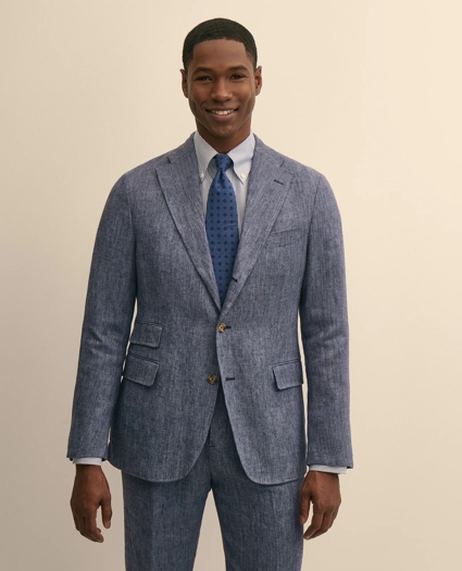 Classic Fit Linen Twill Suit Jacket, image 1