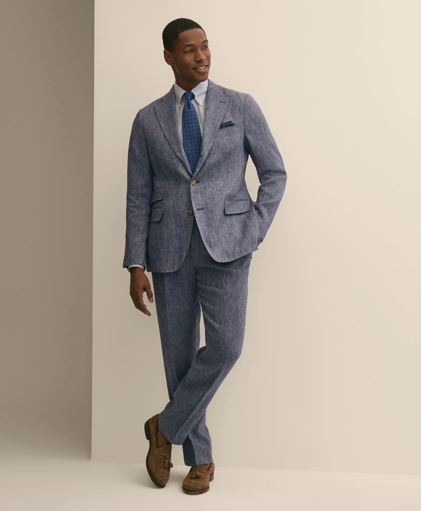 Classic Fit Linen Twill Suit Jacket, image 2