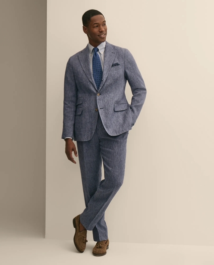 Classic Fit Linen Twill Suit Jacket, image 2