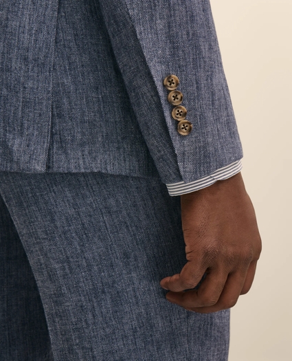 Classic Fit Linen Twill Suit Jacket, image 9