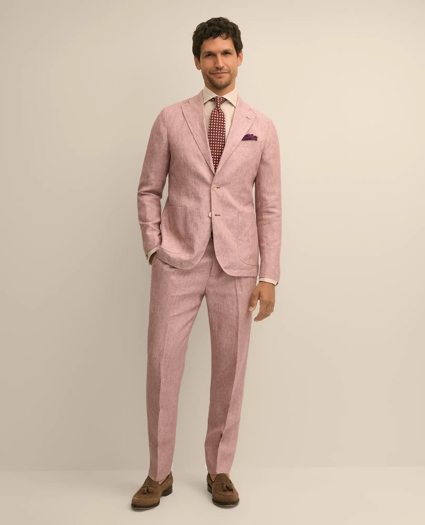 Slim Fit Linen Suit Jacket, image 2