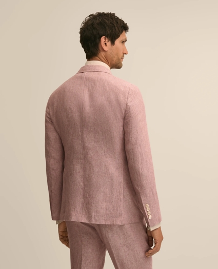 Slim Fit Linen Suit Jacket, image 4