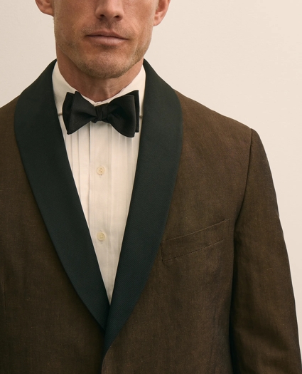 Classic Fit Cotton-Linen 1818 Shawl Collar Tuxedo, image 2
