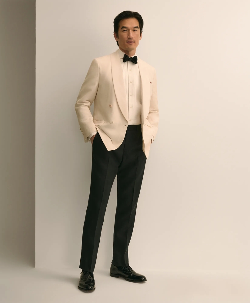 Classic Fit Wool-Linen 1818 Double-Breasted Dinner Jacket, image 1