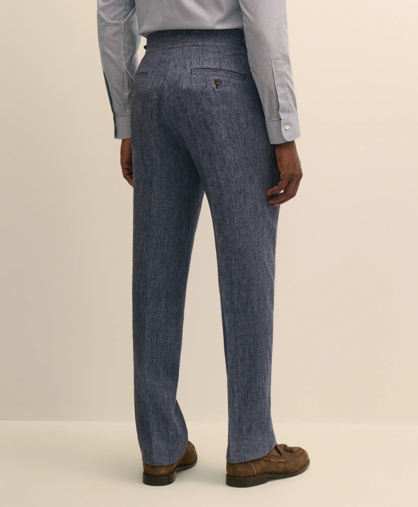 Classic Fit Linen Twill Suit Pants, image 3