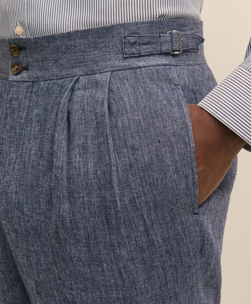 Classic Fit Linen Twill Suit Pants, image 5