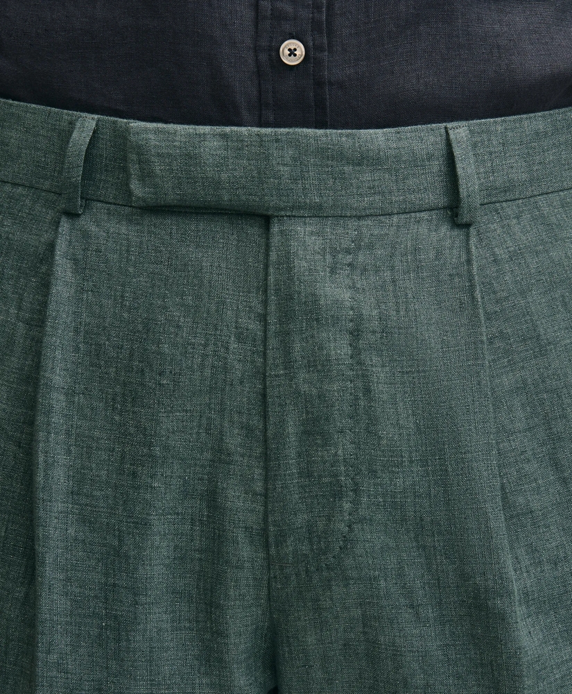 Slim Fit Linen Suit Pants, image 5