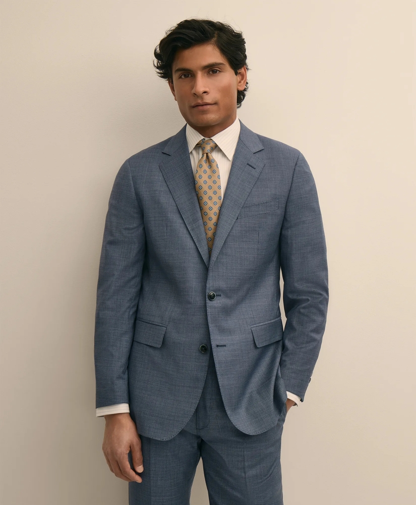Slim Fit Wool Mini-Houndstooth 1818 Suit, image 3