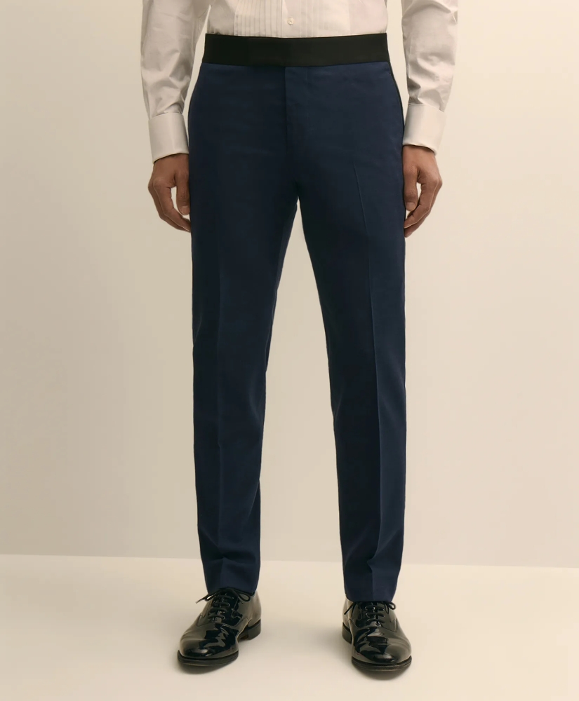 Brooks Brothers Explorer Collection Slim Fit Wool Tuxedo Pants, image 2