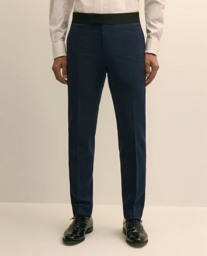 Brooks Brothers Explorer Collection Slim Fit Wool Tuxedo Pants, image 2