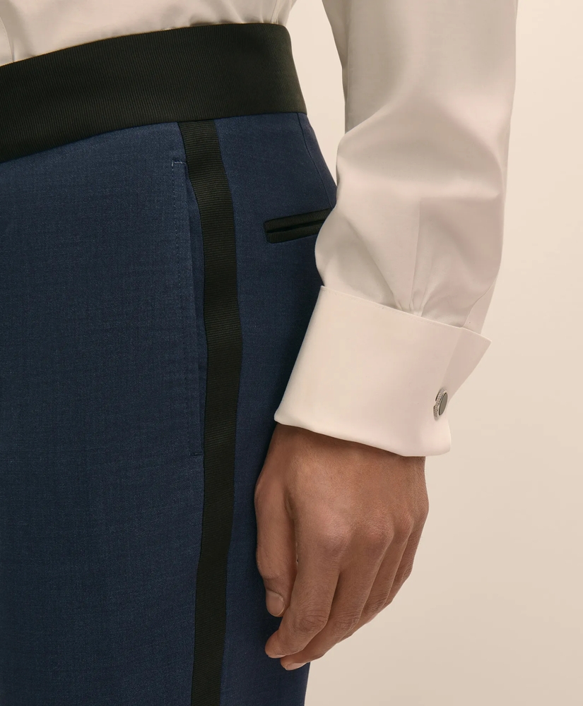 Brooks Brothers Explorer Collection Slim Fit Wool Tuxedo Pants, image 4