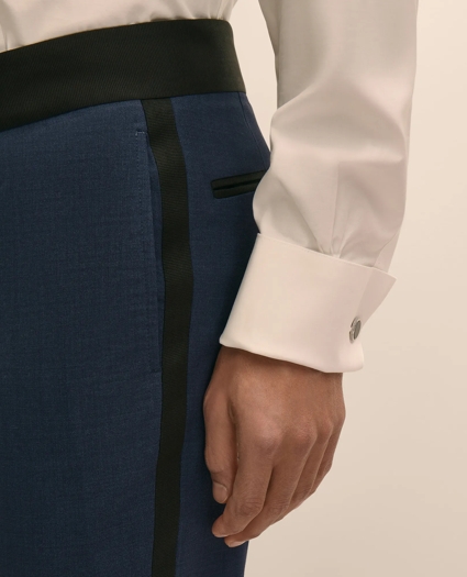 Brooks Brothers Explorer Collection Slim Fit Wool Tuxedo Pants, image 4