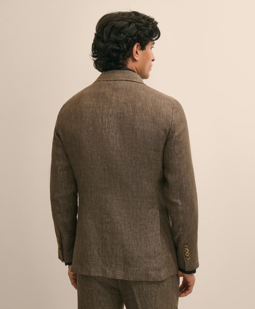 Slim Fit Linen Suit Jacket, image 4