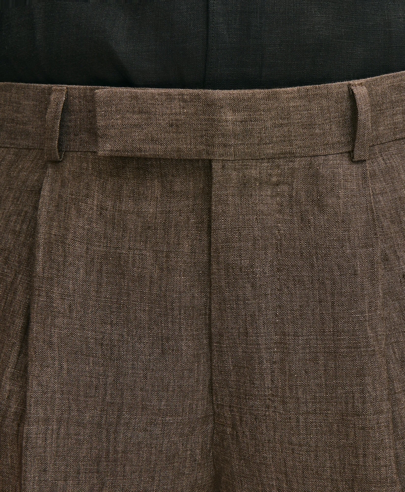 Slim Fit Linen Suit Pants, image 4