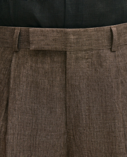Slim Fit Linen Suit Pants, image 4