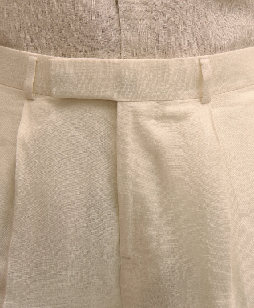 Slim Fit Linen Suit Pants, image 4