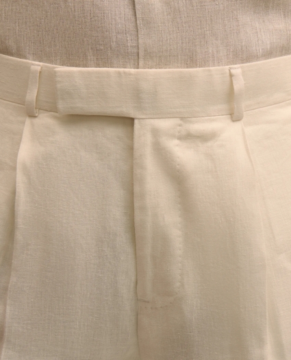 Slim Fit Linen Suit Pants, image 4