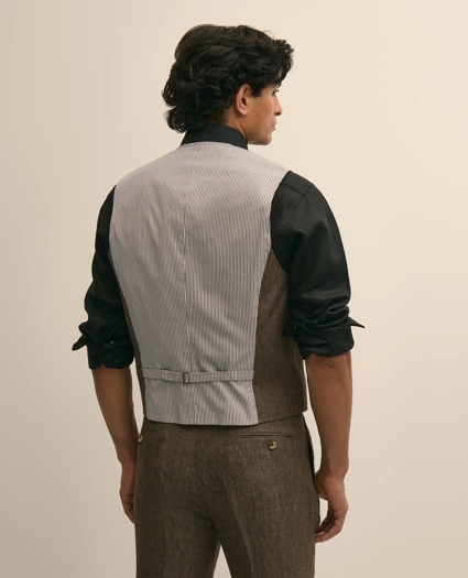 Linen Suit Vest, image 4