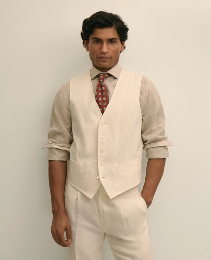 Linen Suit Vest, image 1