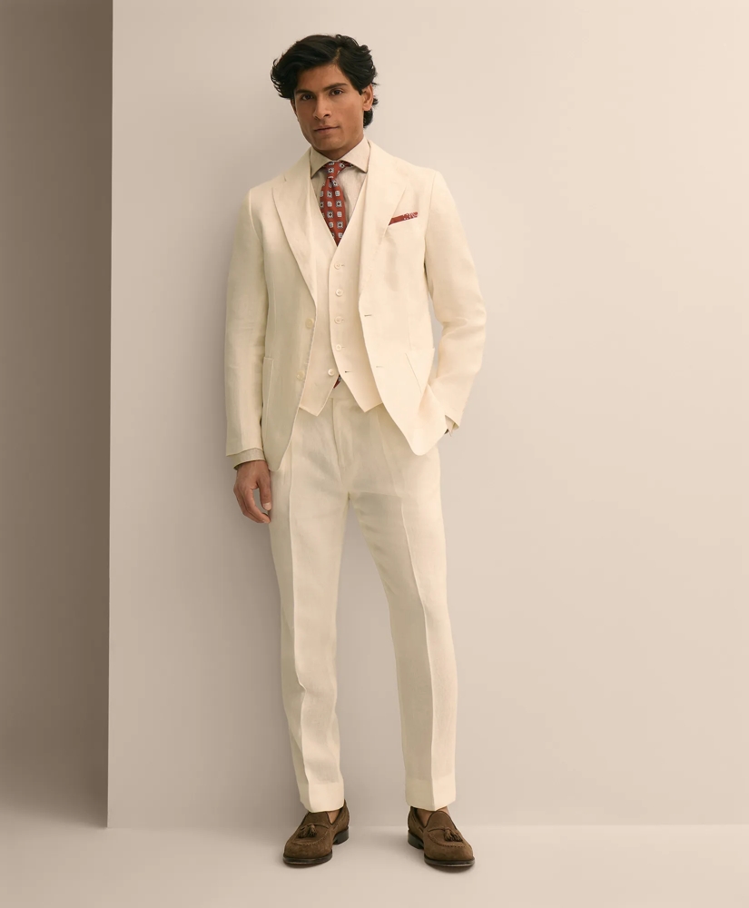 Linen Suit Vest, image 2