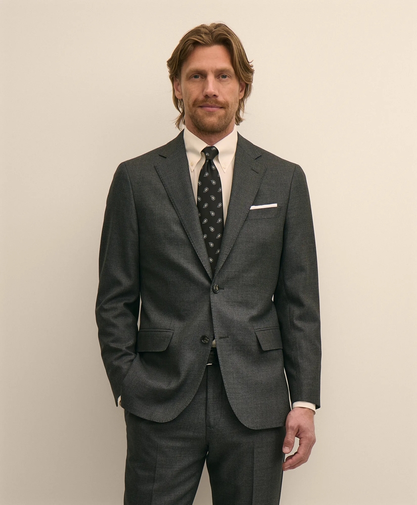 Brooks Brothers Explorer Collection Slim-Fit Wool Birdseye Suit Jacket, image 1