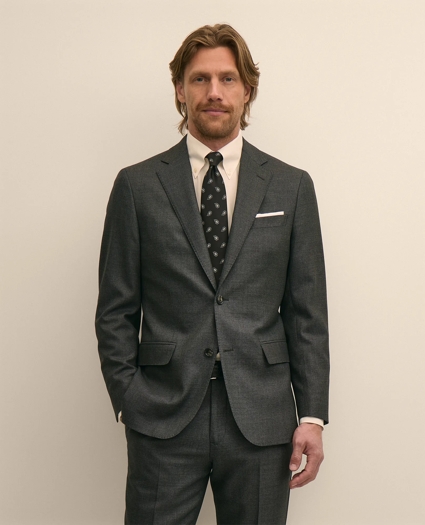 Brooks Brothers Explorer Collection Slim-Fit Wool Birdseye Suit Jacket, image 1
