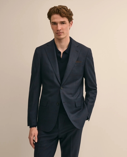 Brooks Brothers Explorer Collection Slim-Fit Overcheck Wool Suit Jacket, image 1