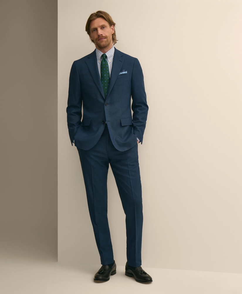Brooks Brothers Explorer Collection Slim-Fit Wool Birdseye Suit Pants, image 1