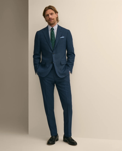 Brooks Brothers Explorer Collection Slim-Fit Wool Birdseye Suit Pants, image 1