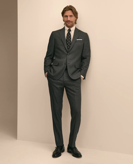 Brooks Brothers Explorer Collection Slim-Fit Wool Birdseye Suit Pants, image 1