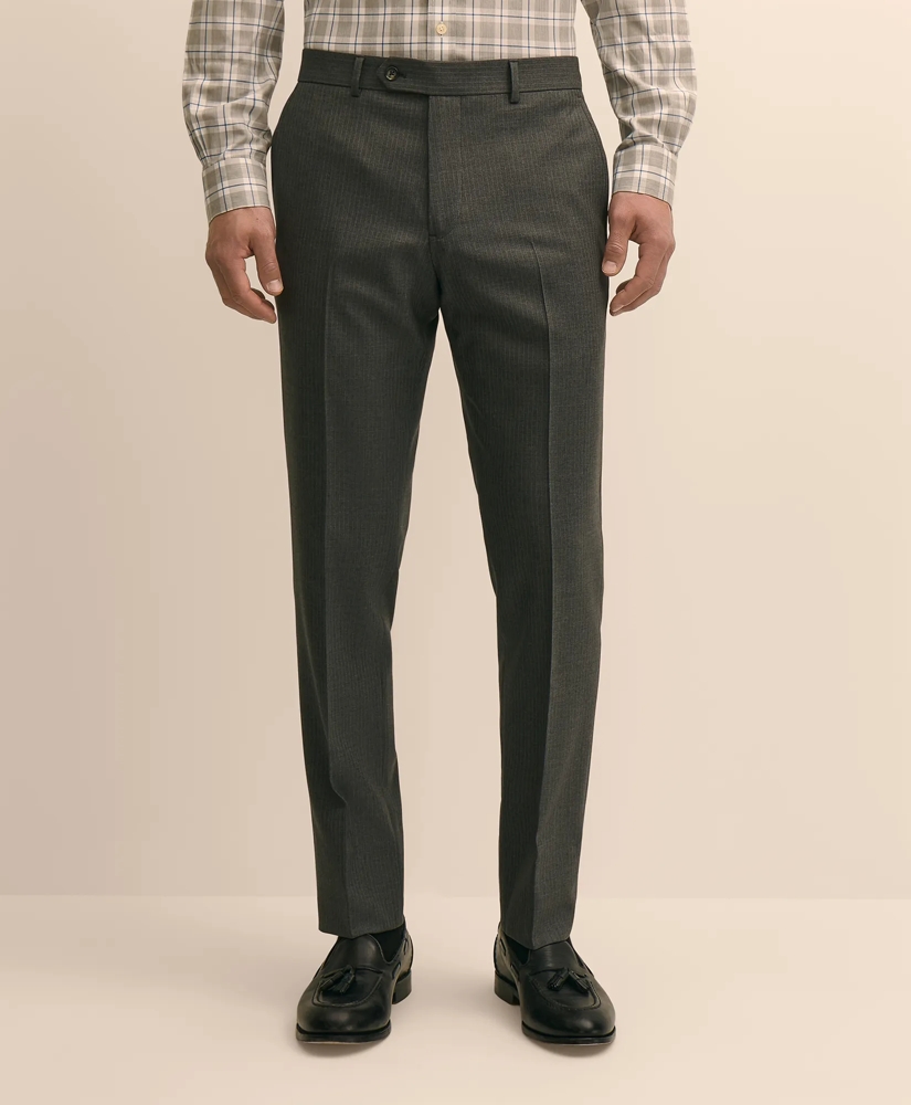 Brooks Brothers Explorer Collection Slim-Fit Wool Pinstripe Suit Pants, image 2