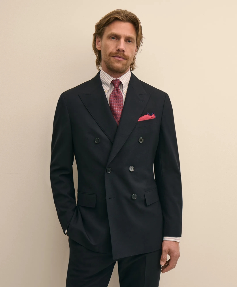 Brooks Brothers Explorer Collection Slim Fit Wool Double-Breasted Suit Jacket, image 1
