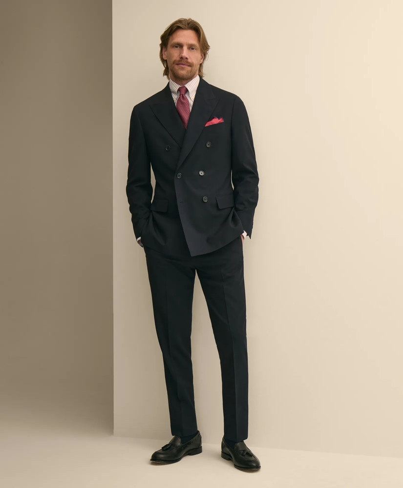 Brooks Brothers Explorer Collection Slim Fit Wool Double-Breasted Suit Jacket, image 2